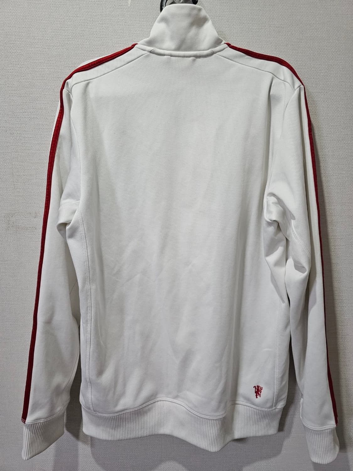 아디다스 희귀 대장급 맨유 흰빨 화이트 트랙탑 저지 져지집업 100/L 상품이미지4