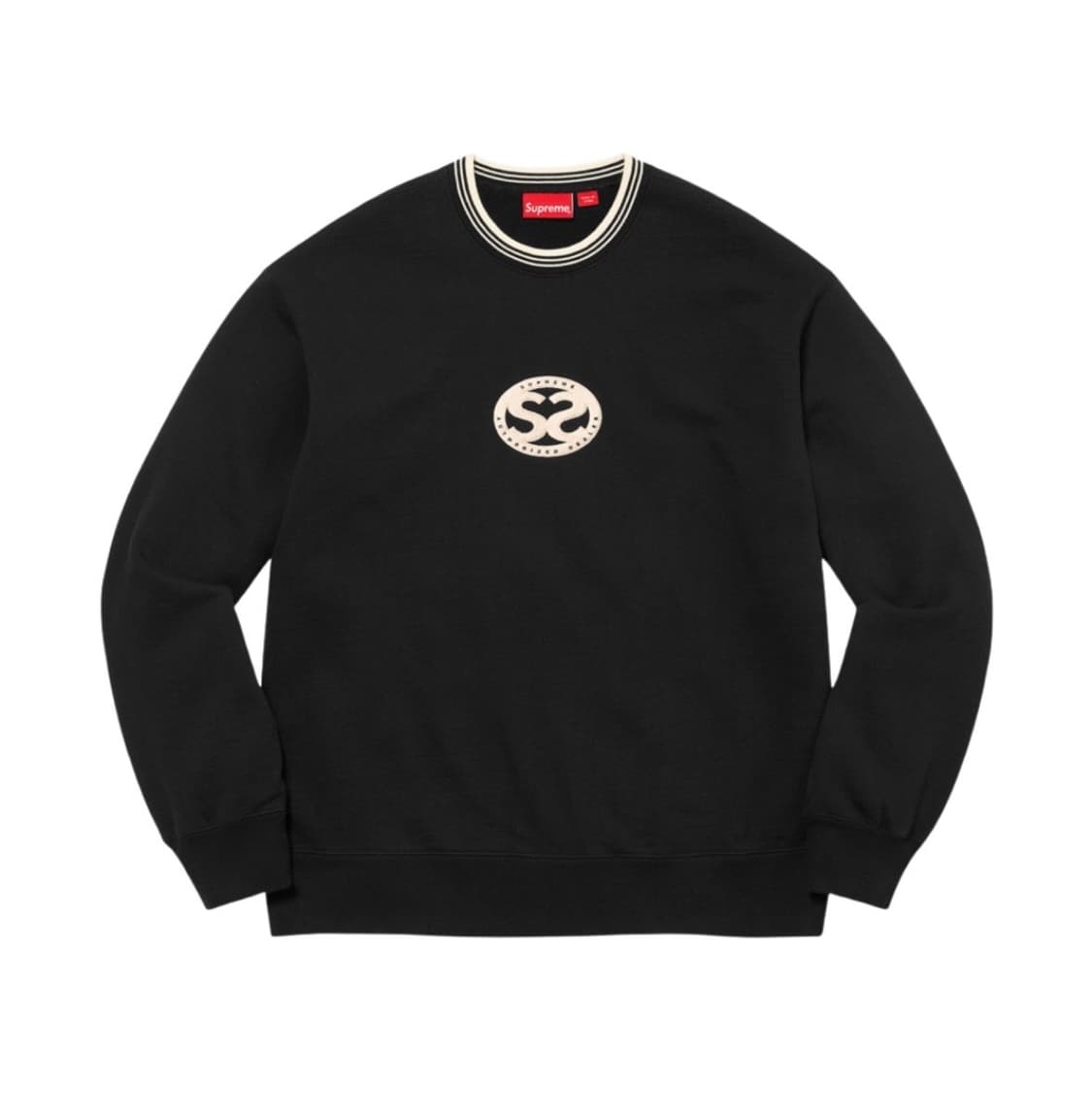 슈프림 더블 S 크루넥 블랙 - 22SS 상품이미지1