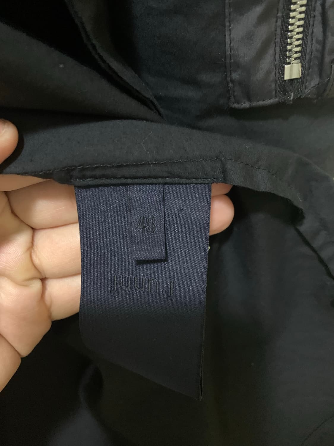 [48] 준지 ma-1 셔츠 - 블랙 상품이미지3