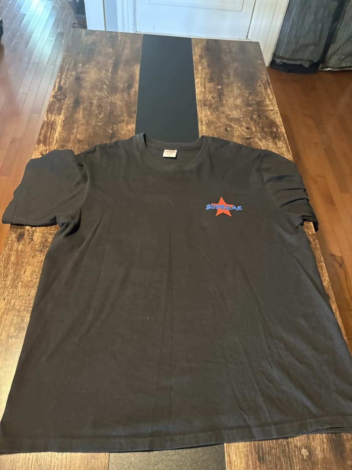 19FW 슈프림 머니 파워 리스펙트 반팔 티셔츠 블랙 상품이미지1