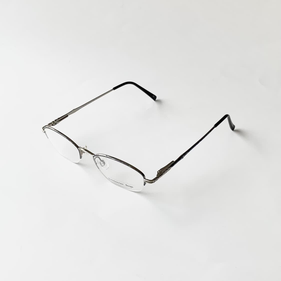 886 마블그레이 데드스탁 빈티지안경 반무테 초경량 클래식 픽키 상품이미지3