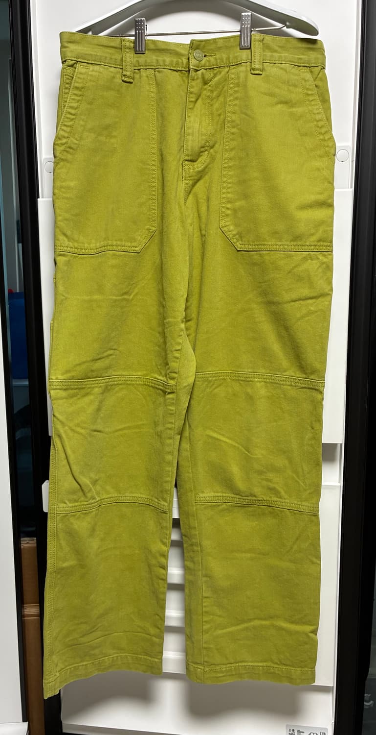 플라스틱프로덕트 더블니팬츠 올리브라임 S 상품이미지3