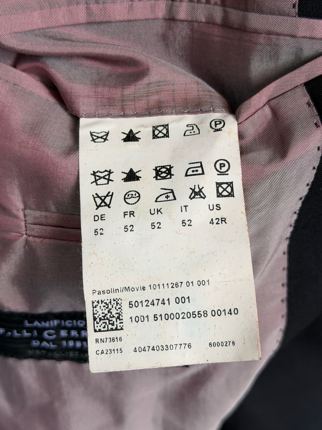 Hugo Boss 휴고보스 투버튼 블랙 블레이저 52R 상품이미지6