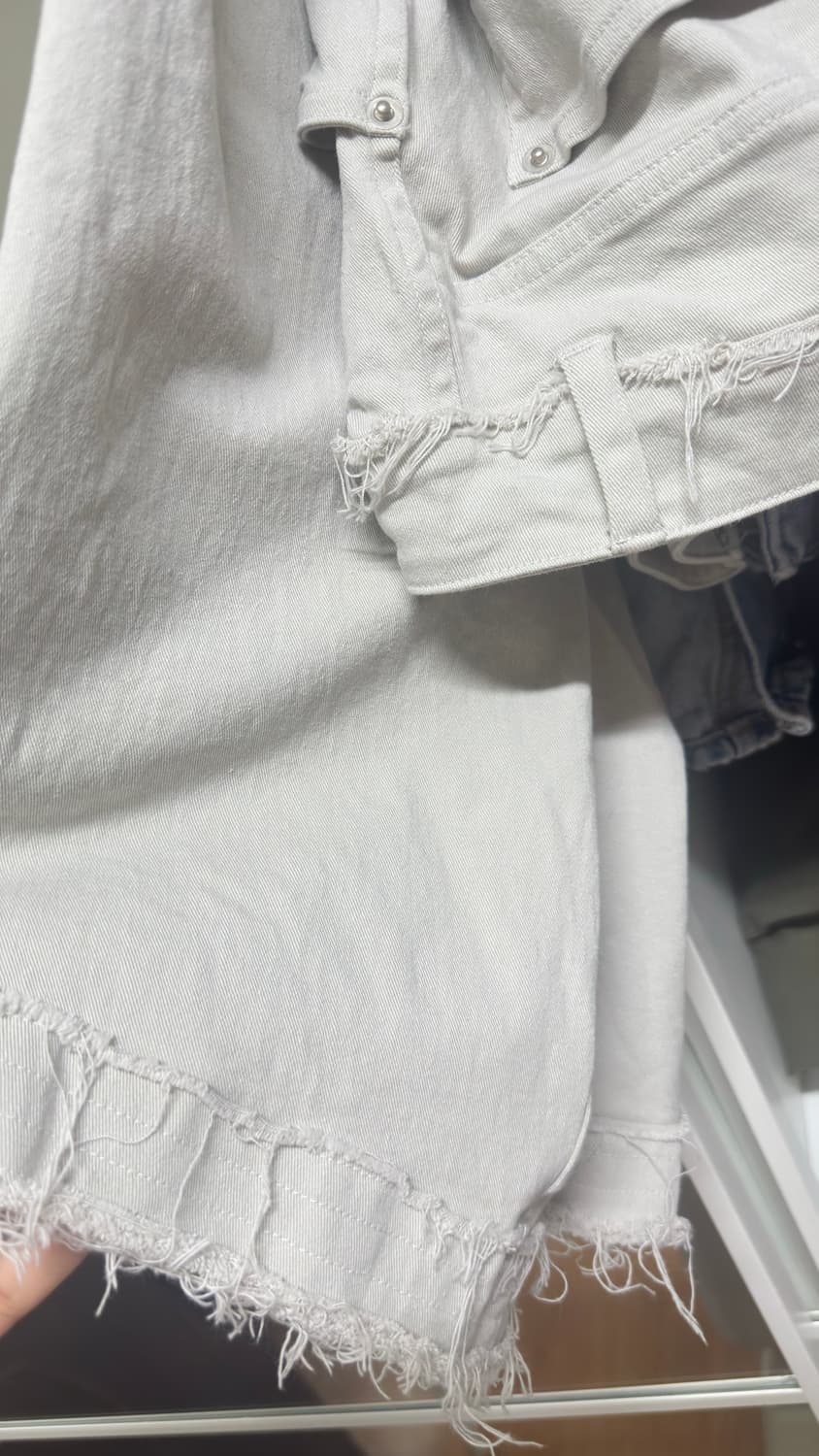 나체 RAWCUT CURVED PANTS (UNISEX) DUSTY BE 상품이미지2