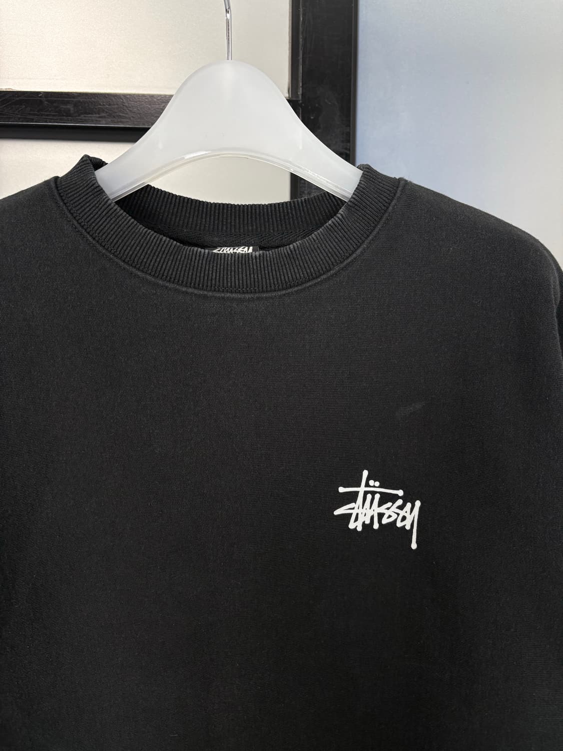 루키CK9748: 스투시 블랙 맨투맨  상품이미지5