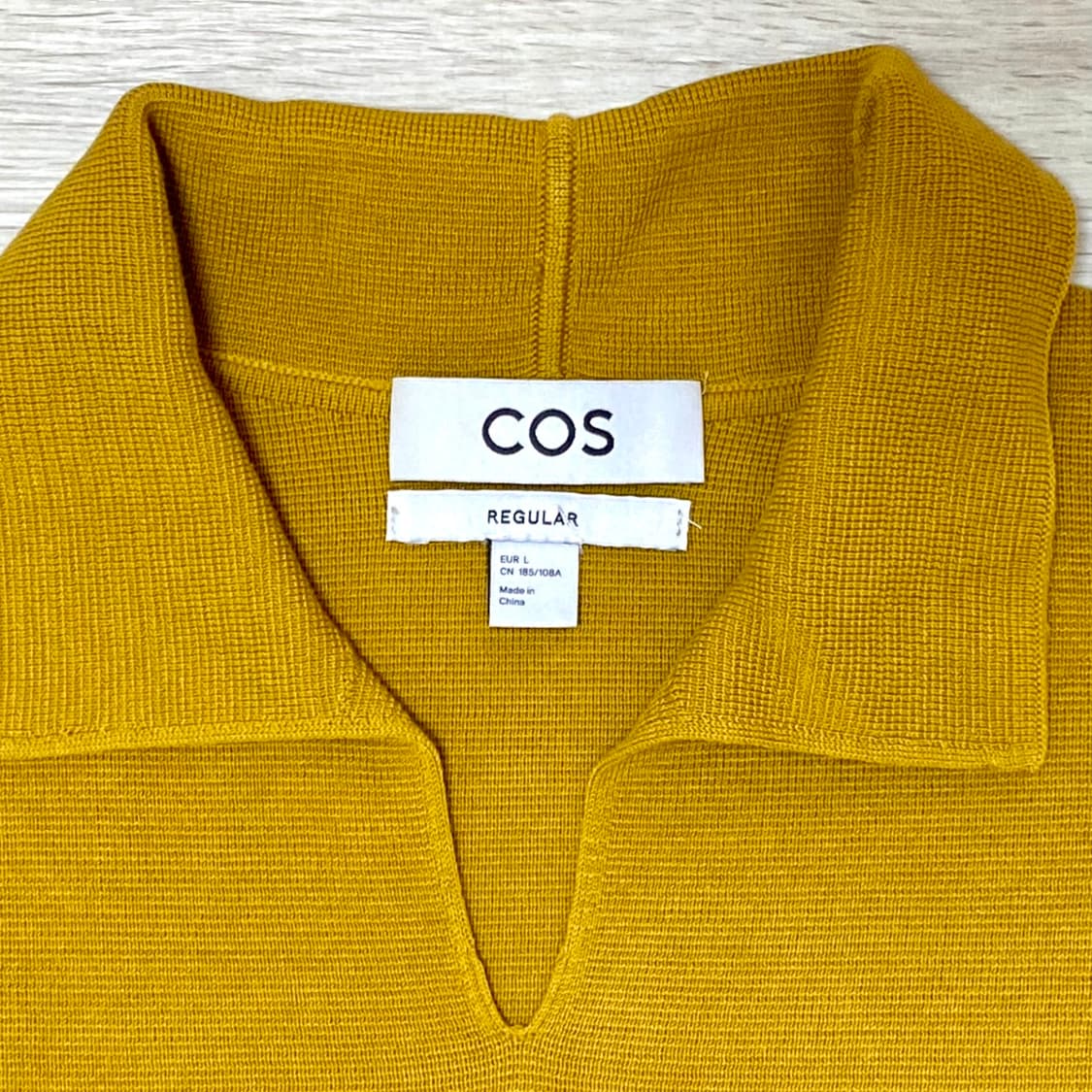 COS 코스 오픈컬러 니티드 폴로셔츠 L 상품이미지5