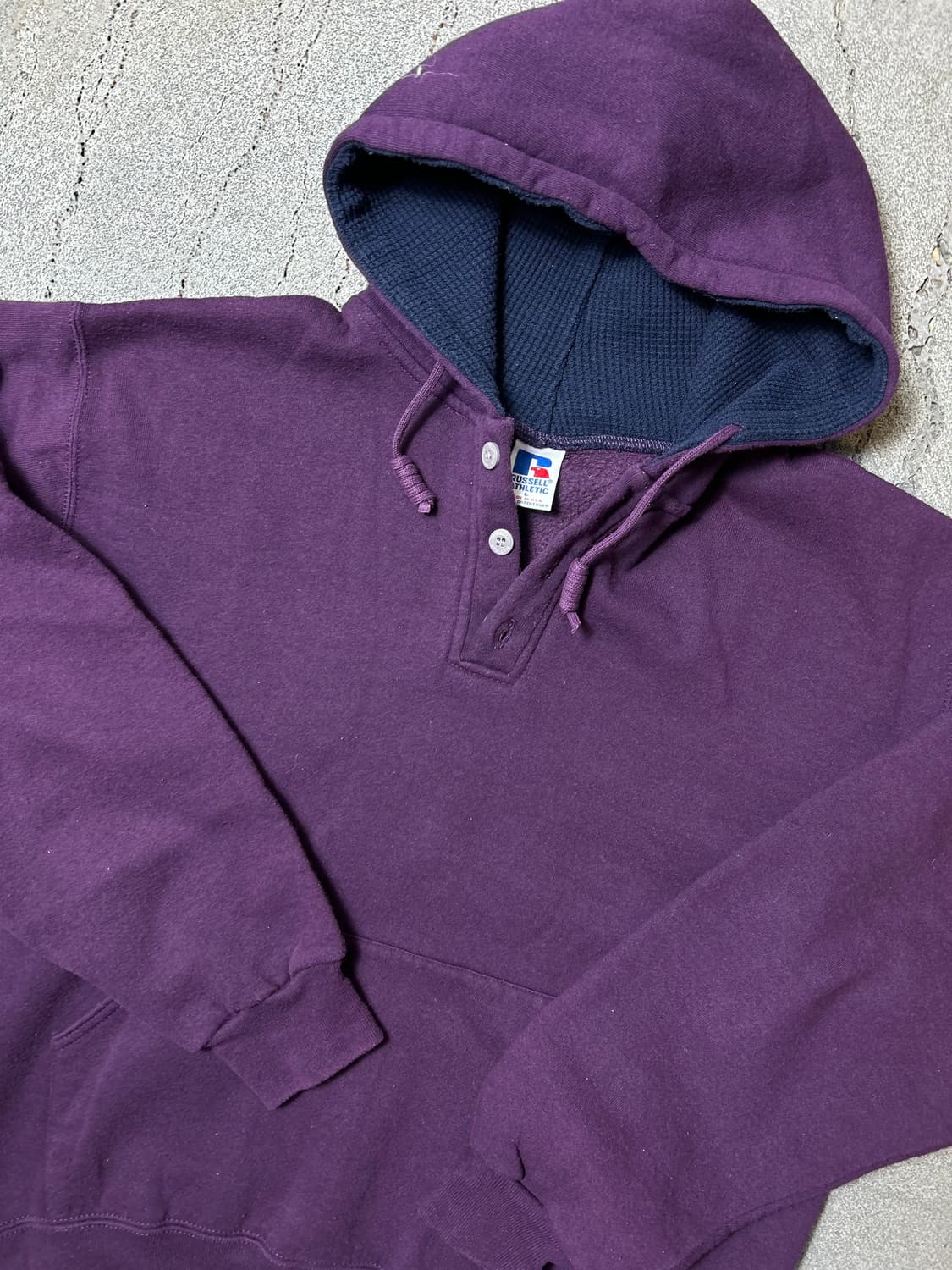 USA 90년대 추정 러셀 애슬레틱 버튼 후드 판매 상품이미지1