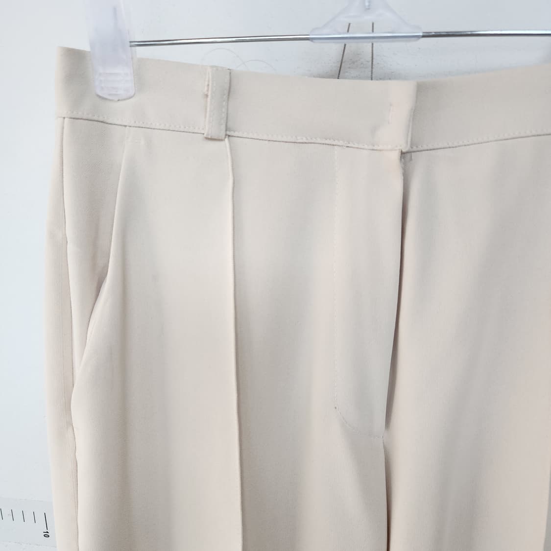 HAWA 아이보리 와이드 슬랙스 상품이미지2