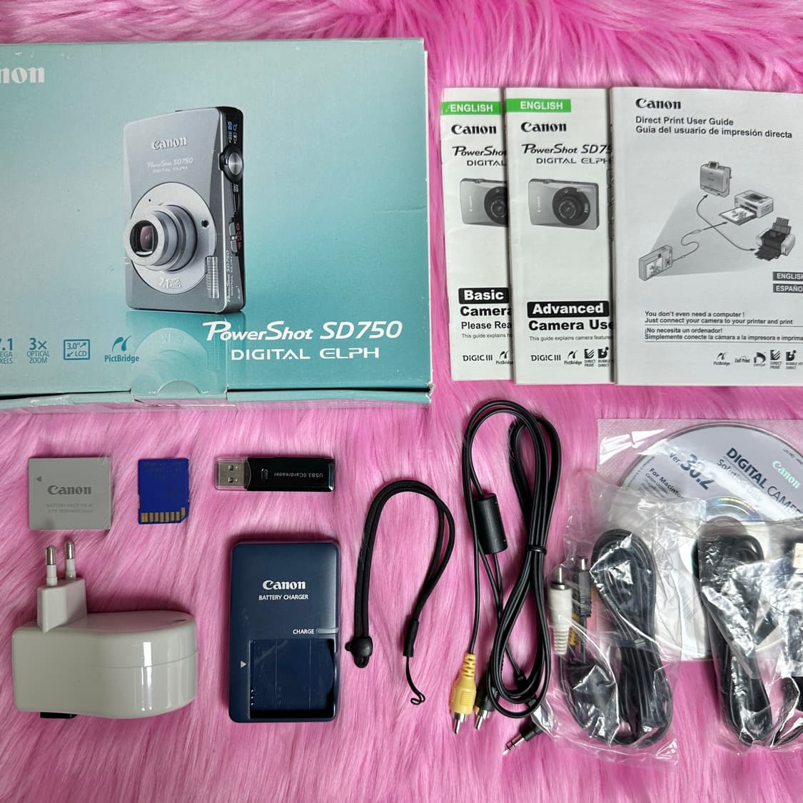 캐논 익서스75/익시10/SD750 디지털 카메라 디카 풀박스 상품이미지6