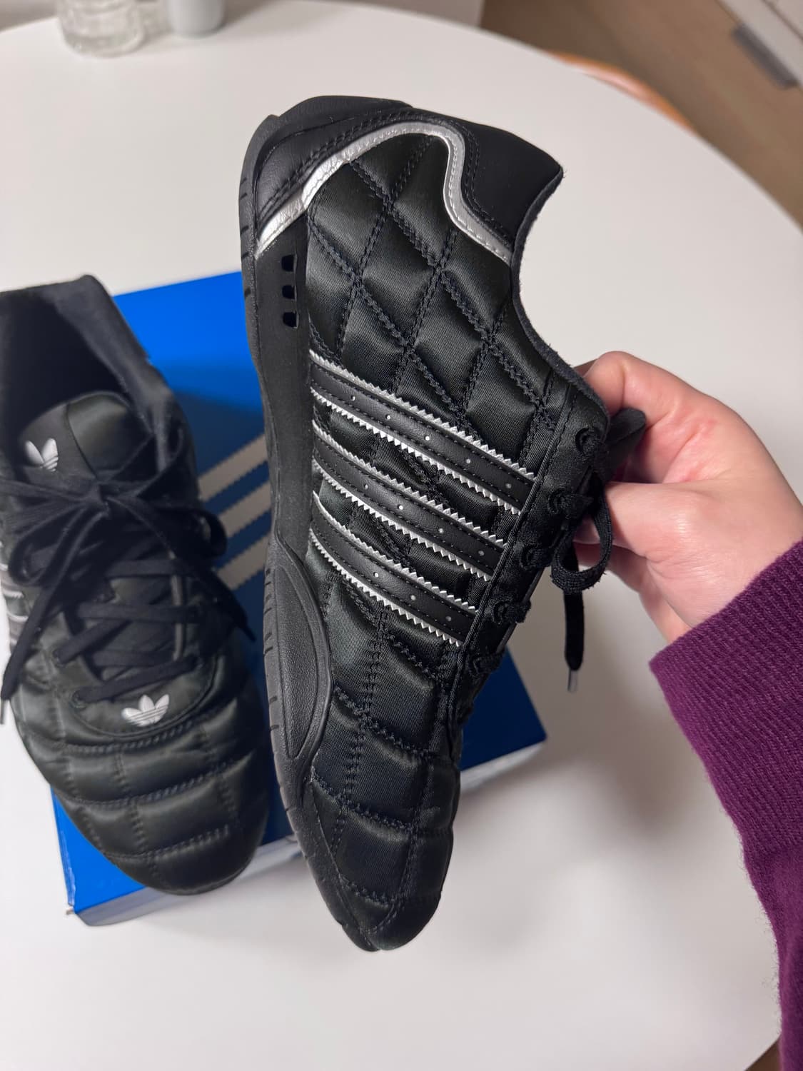 [235] 아디다스 아디레이서 로우 블랙 실버 메탈릭 상품이미지4