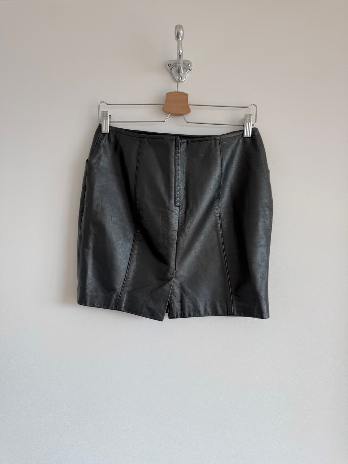 Pre owned 레더 스커트 상품이미지4