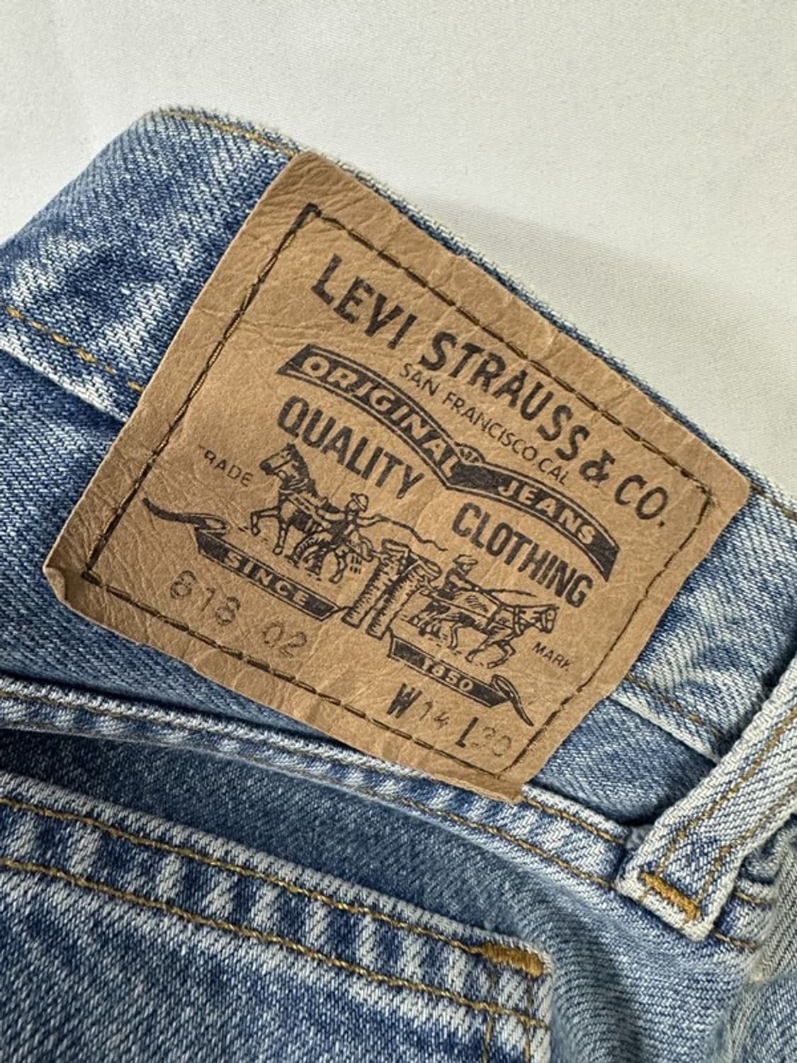 [W14L30] LEVI'S 리바이스818 90s UK 오렌지탭빈티지 상품이미지6