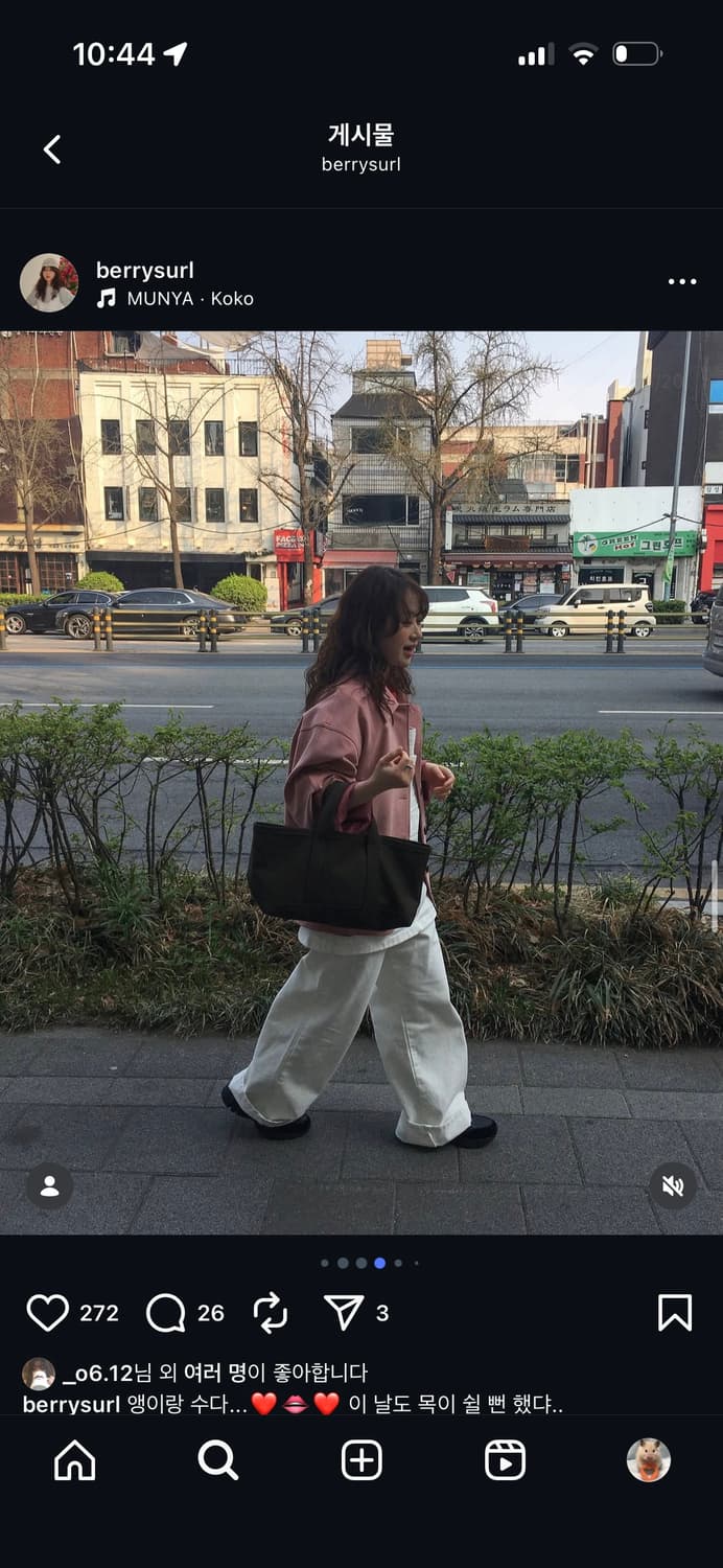 (새제품) 아르토 canvas tote bag 카키 상품이미지4