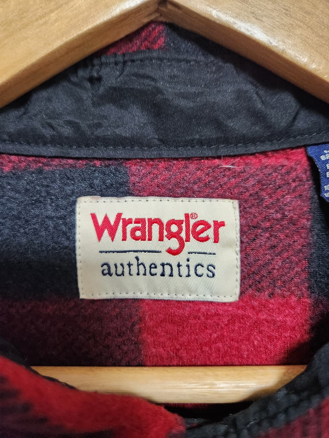 랭글러Wrangler 체크 플란넬 셔츠 XL - S76 상품이미지4