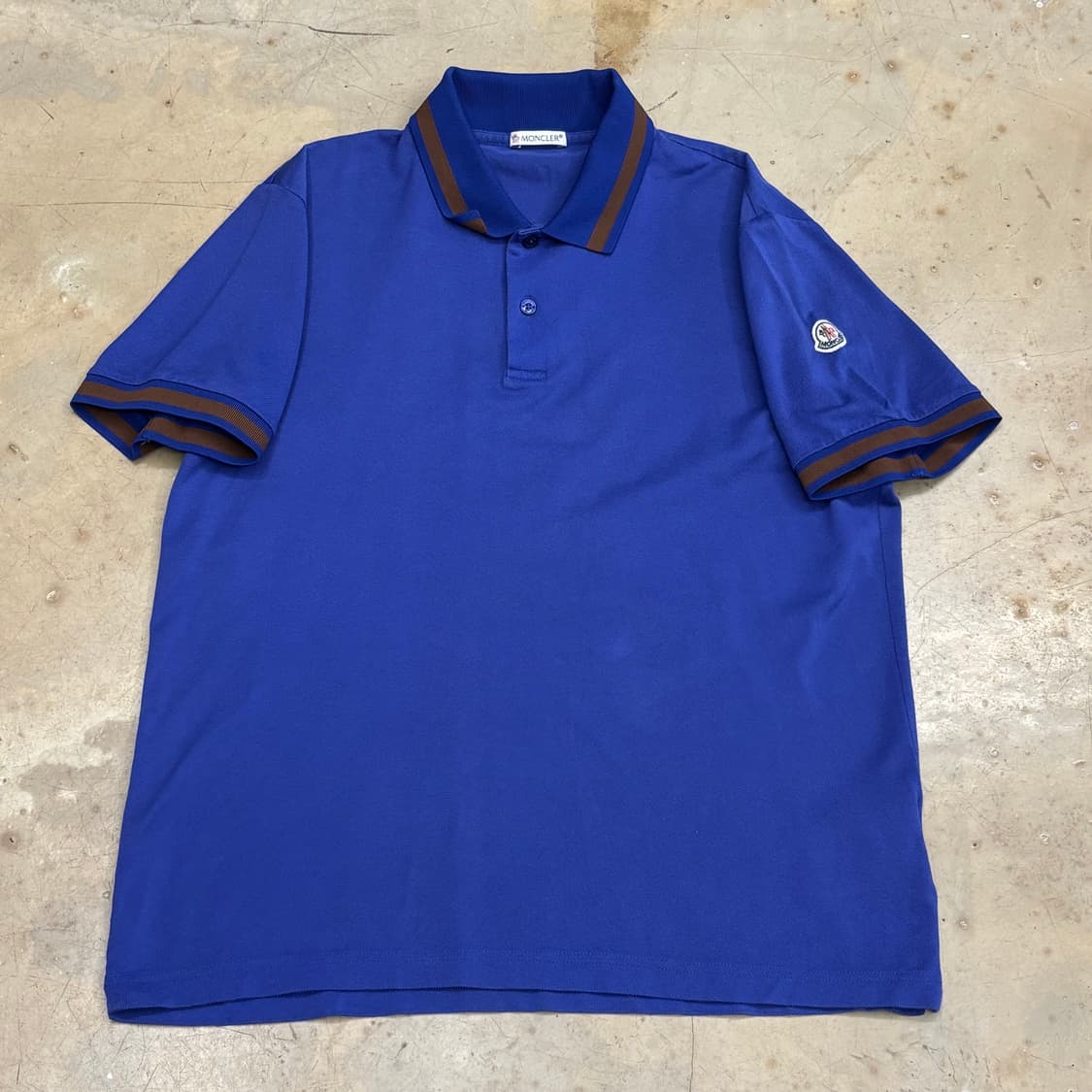 몽클레어 블루 카라티셔츠 상품이미지2