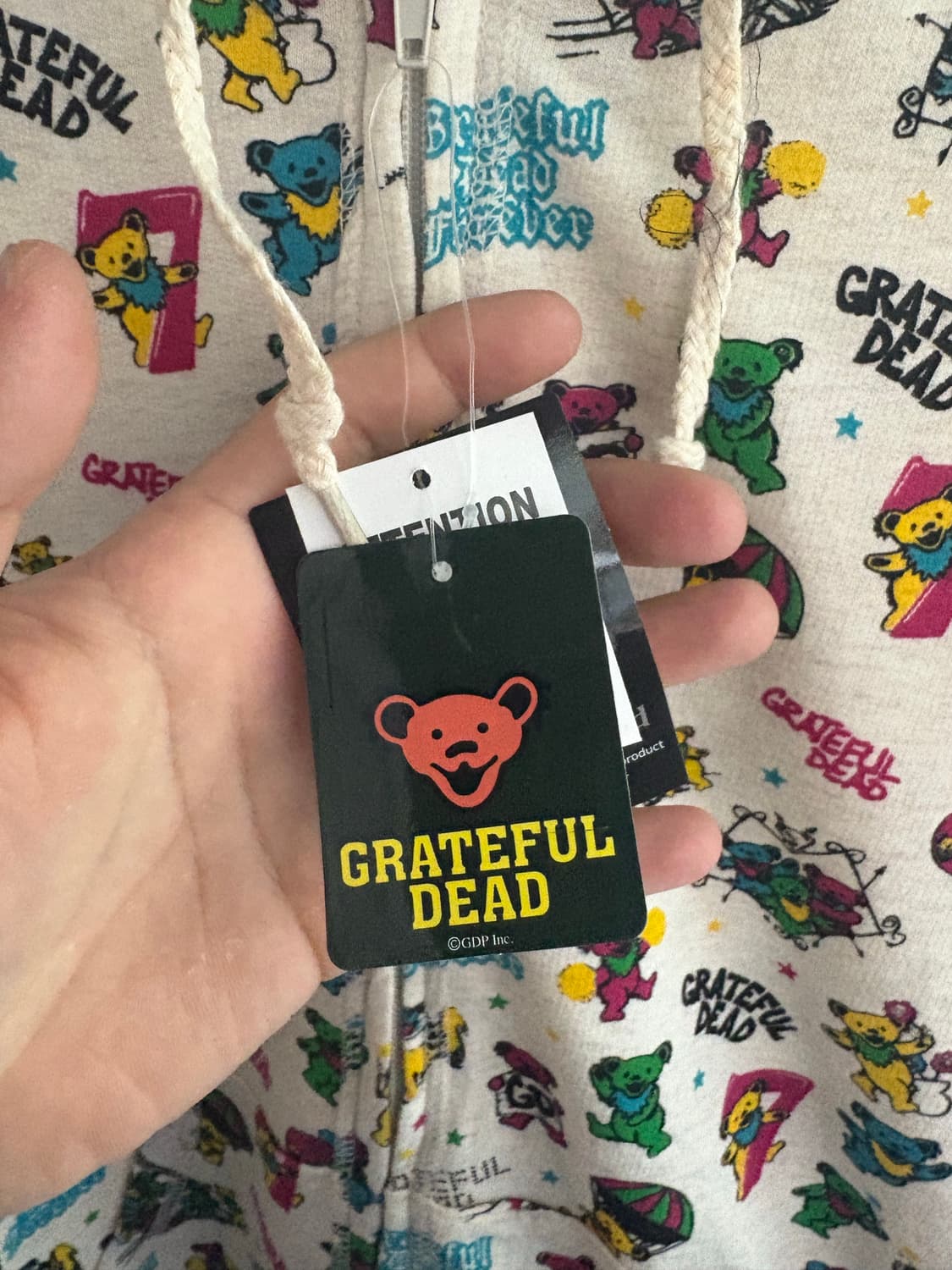 GRATEFUL DEAD 반팔 후드집업 L 상품이미지5