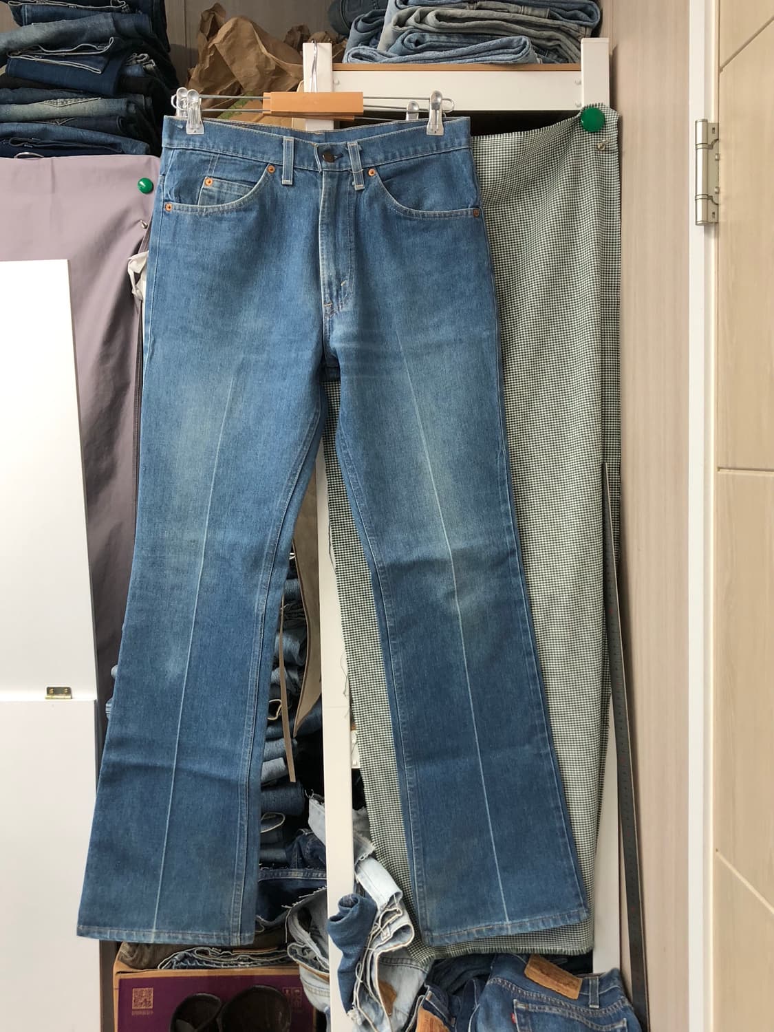 80s 리바이스 오렌지탭 517 부츠컷 USA 허리33 둘레82 상품이미지1