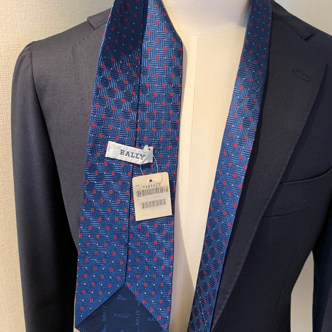 발리(BALLY) 택 달린 미사용품 빈티지넥타이 명품 100실크 상품이미지2