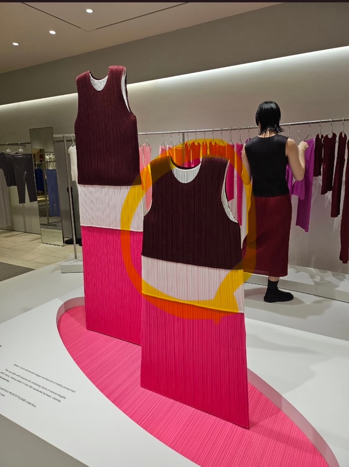 플리츠플리즈 쥬시시리즈 화이트 민소매 탑 + 연핑크 민소매 크롭탑 상품이미지1