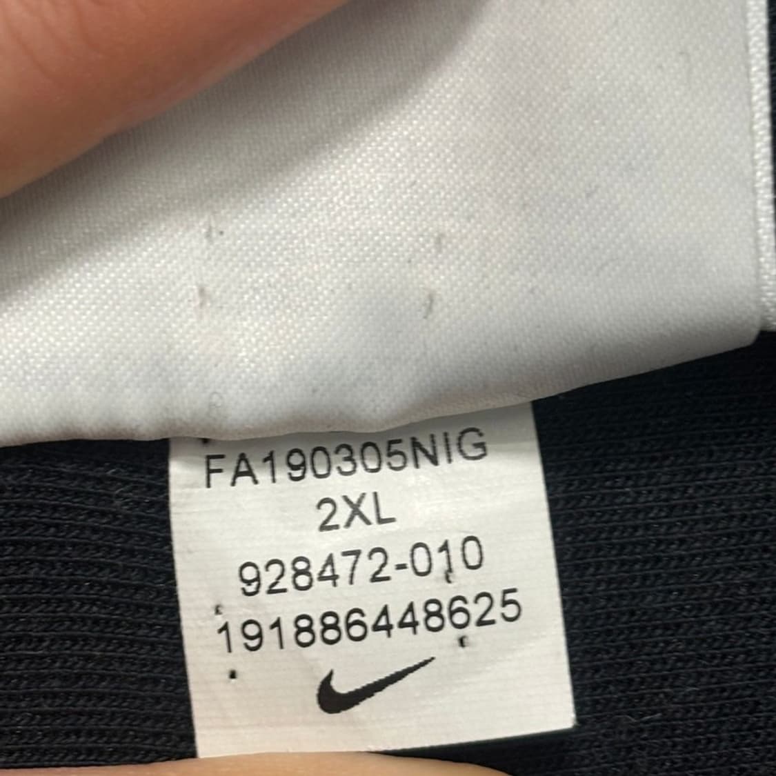 NIKE 테크 플리스 크루 맨투맨 블랙 2XL 상품이미지7