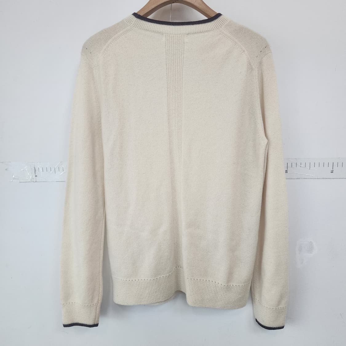 SJSJ 캐시미어 아이보리 라운드넥 긴팔 니트 상품이미지6