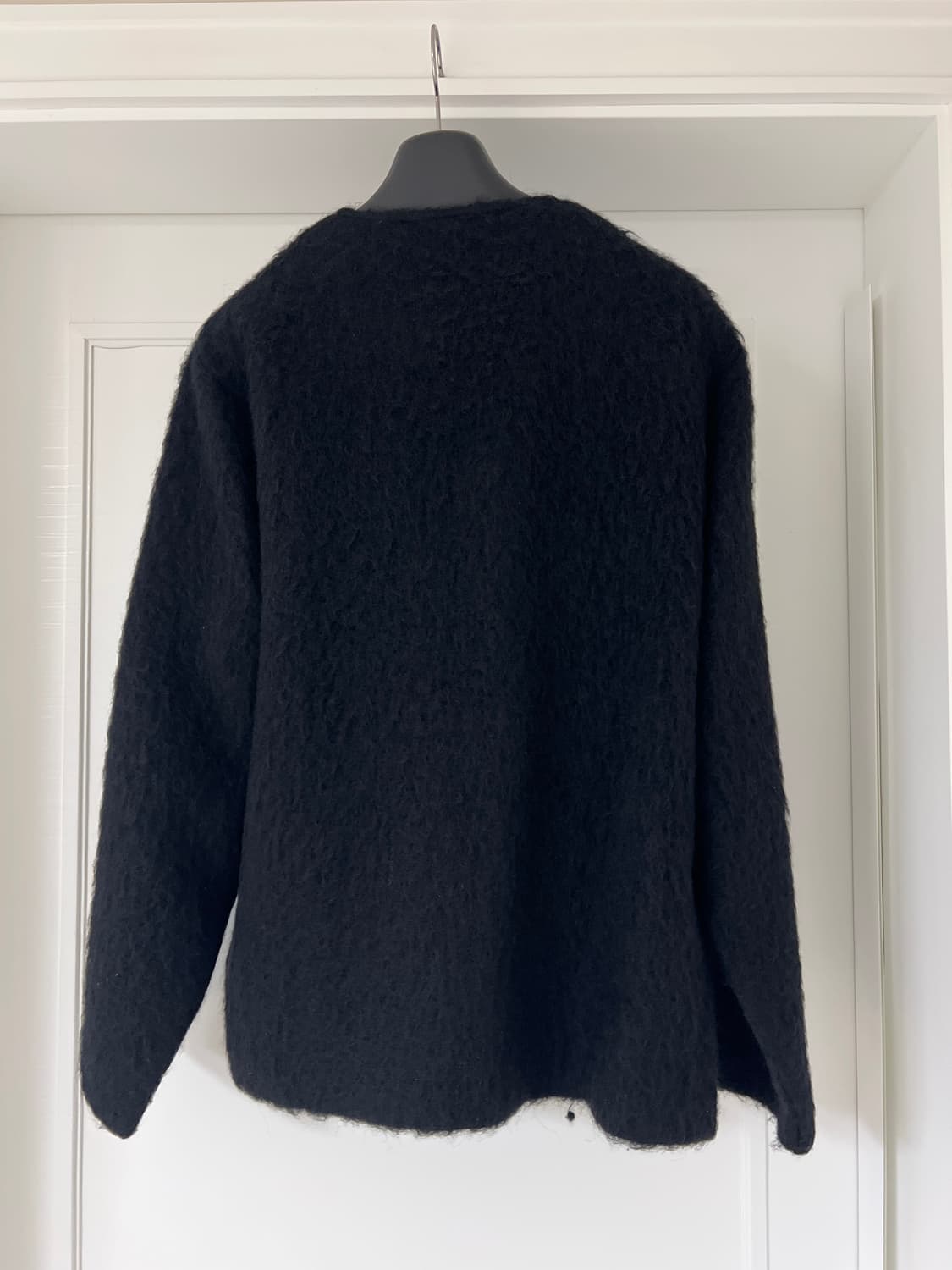 [44] 아워레가시 모헤어 가디건 블랙 상품이미지2