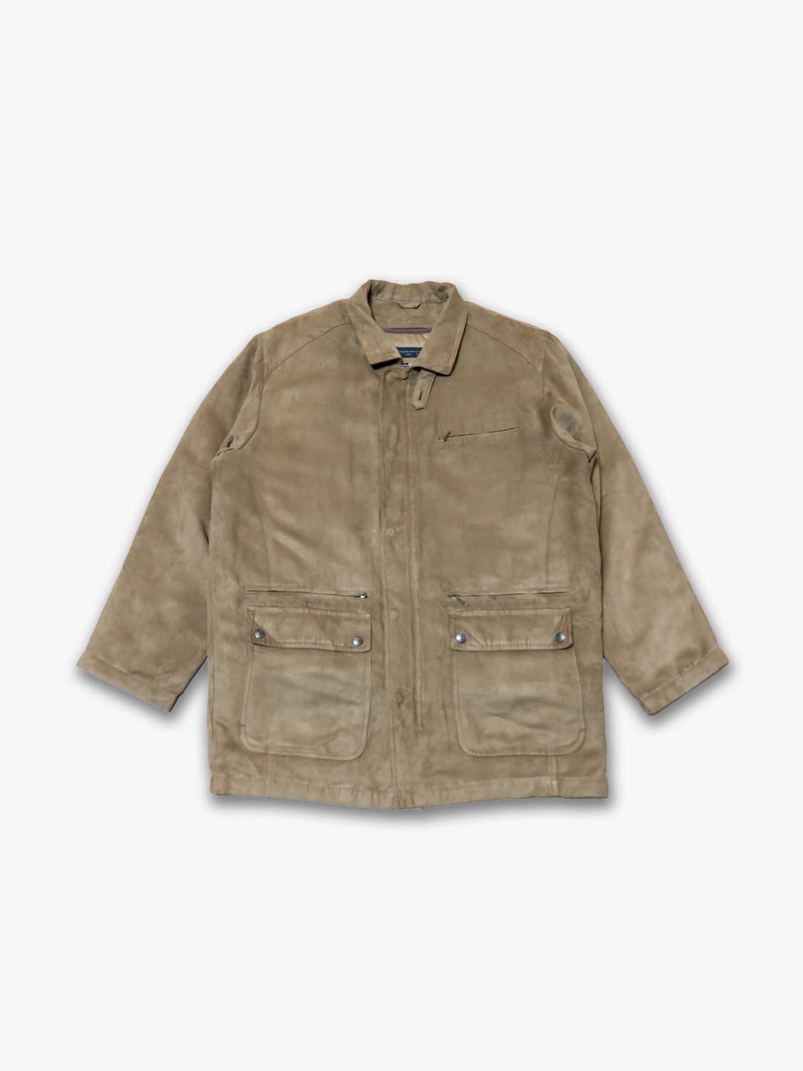 일본 브랜드 스웨이드 자켓 (안감 패딩) 상품이미지1