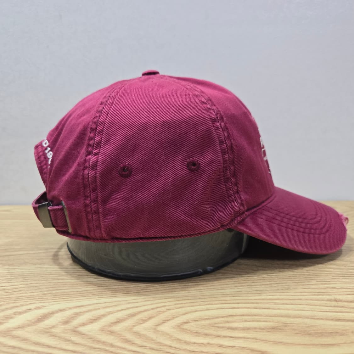 OS 폴로진스 90s 디스트로이드 스펠아웃 프린팅 볼캡 핑크 상품이미지4