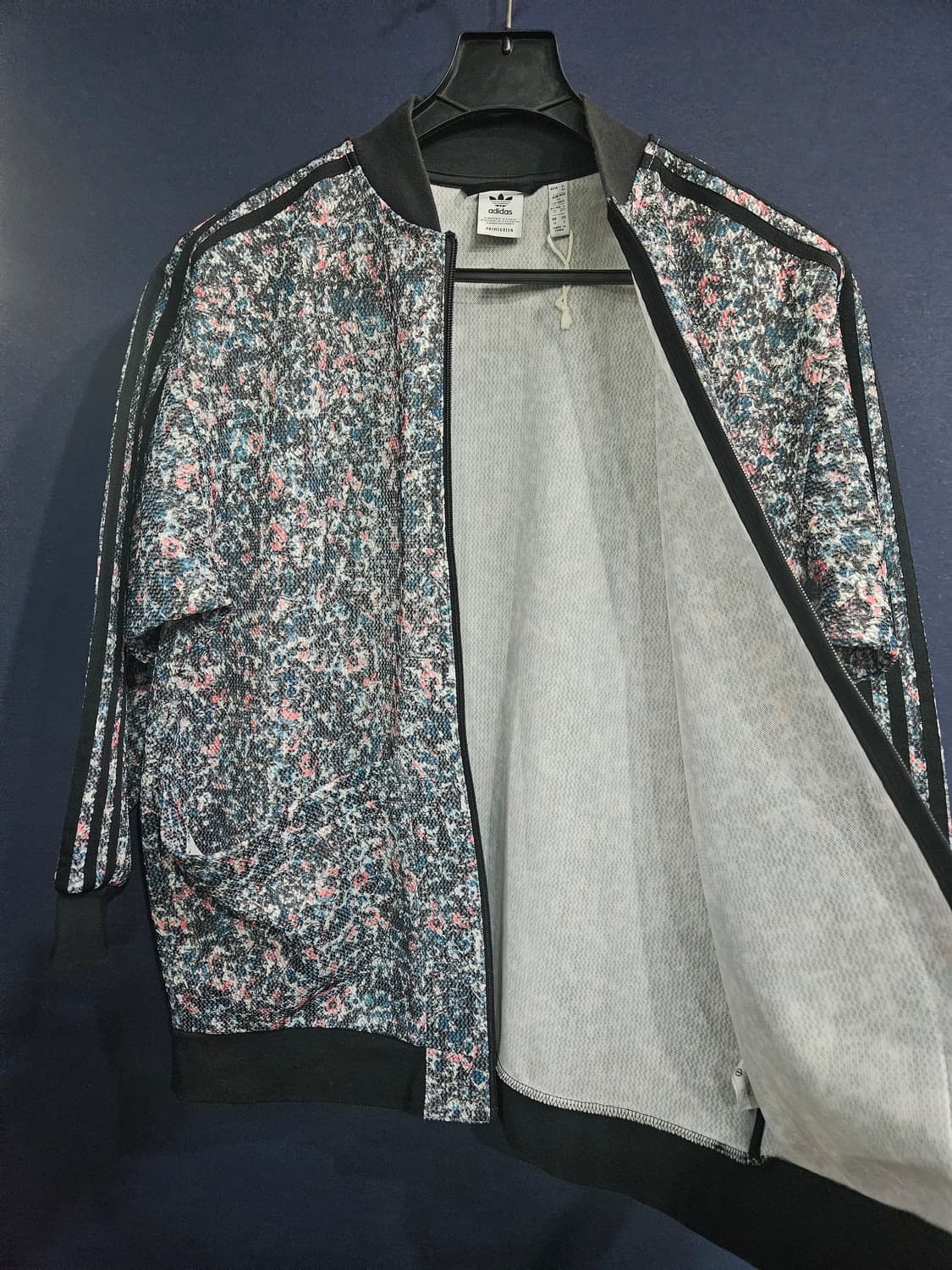 아디다스 삼선 배색컬러 남성 오버핏 95 집업자켓  상품이미지8