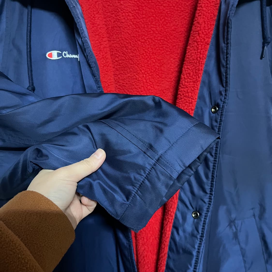 슈프림 x 챔피온 쉐르파 돕바 M 상품이미지7