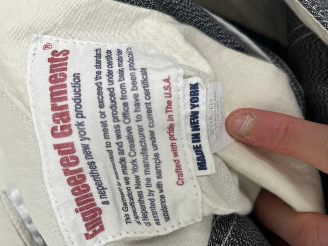 엔지니어드가먼츠 더블니 팬츠 32사이즈 상품이미지3