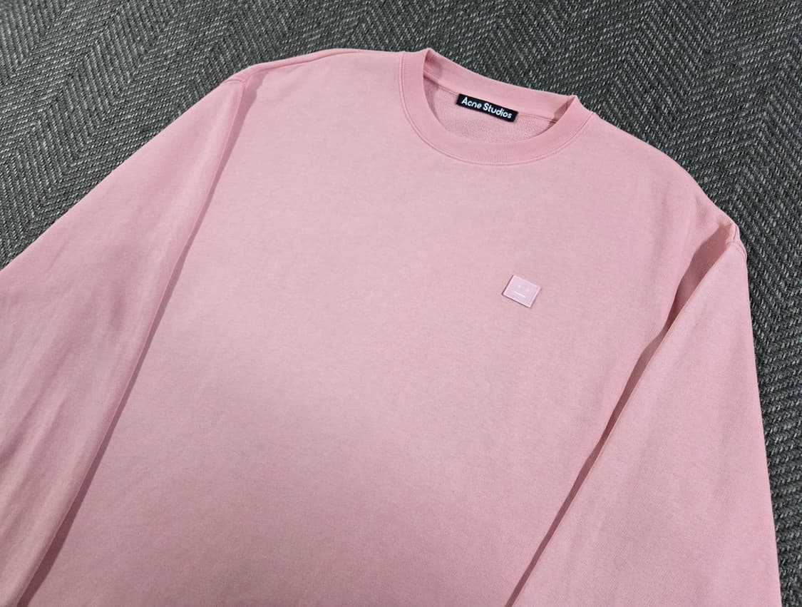 아크네 스튜디오 핑크 크루넥 맨투맨 상품이미지3