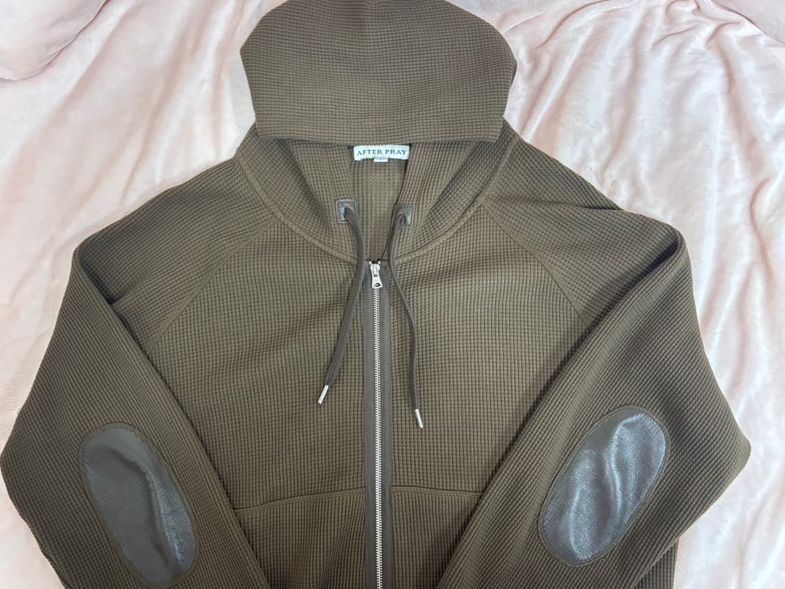 에프터 프레이 엘보패치 후드집업 상품이미지3