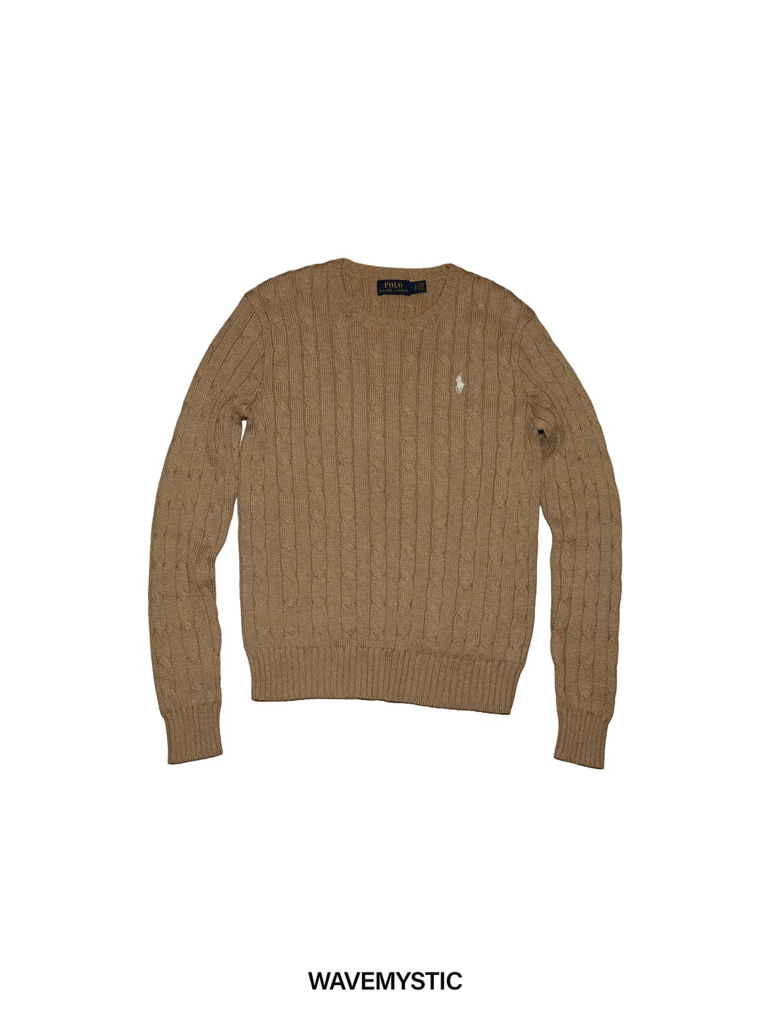 폴로 꽈배기 니트 베이지 상품이미지1