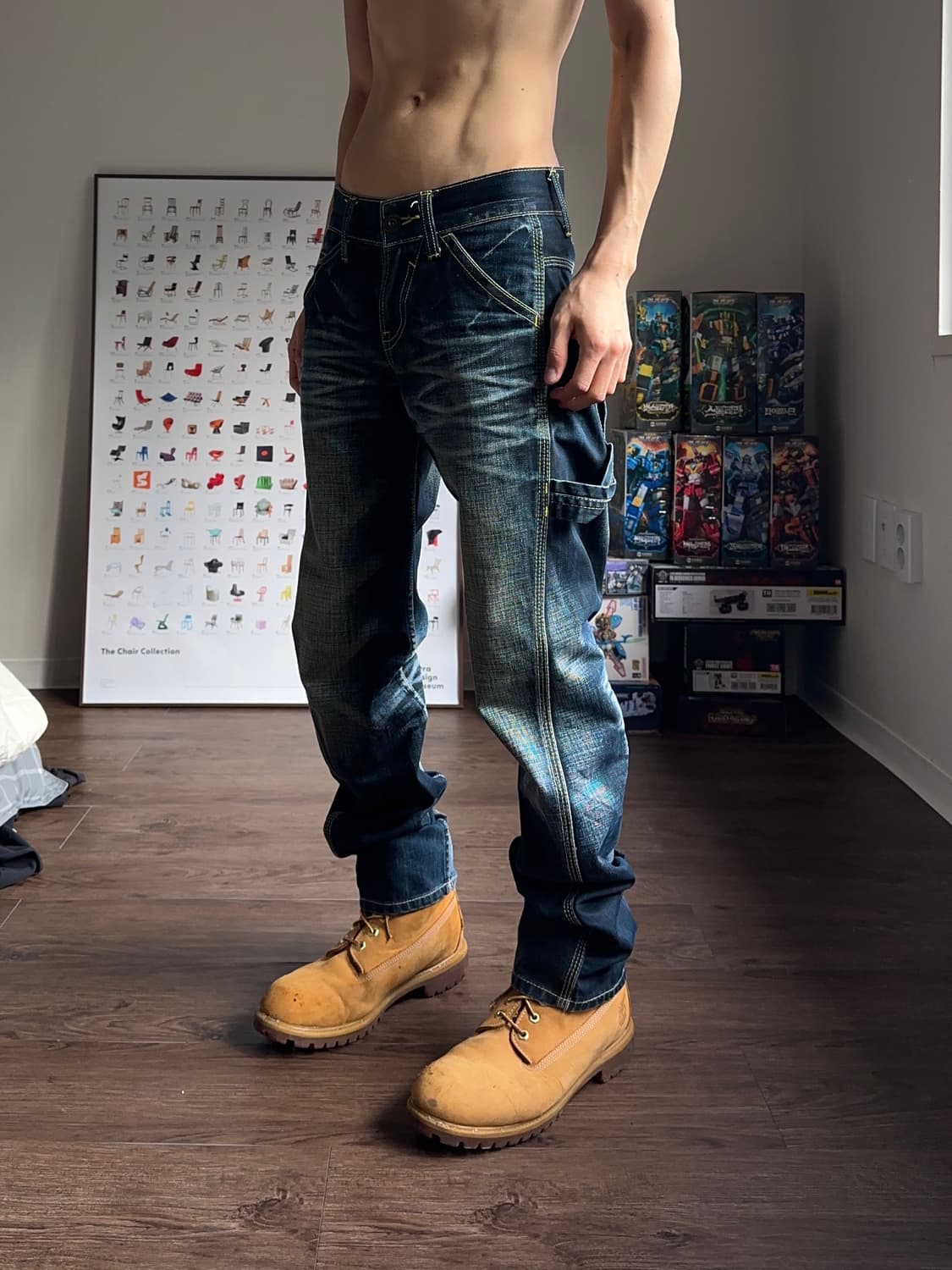 Back Number 트위스트 카펜터 진 상품이미지5