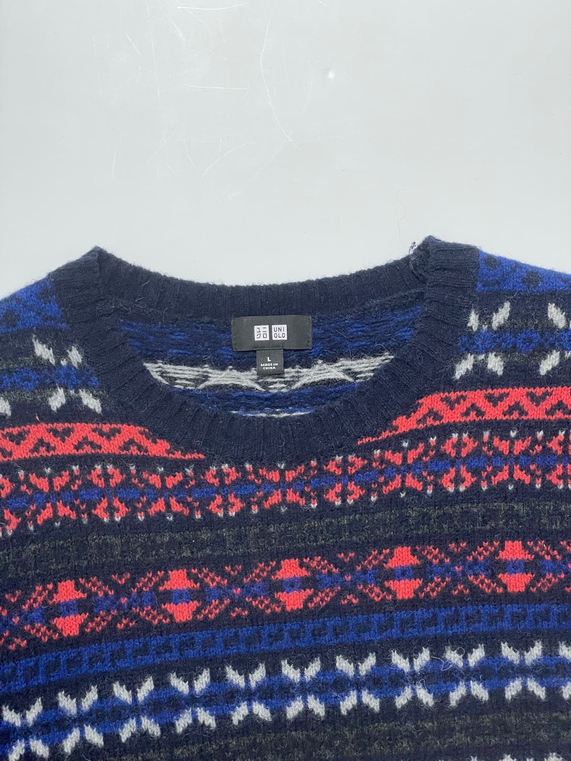 Uniqlo Fair Isle Knit 상품이미지3