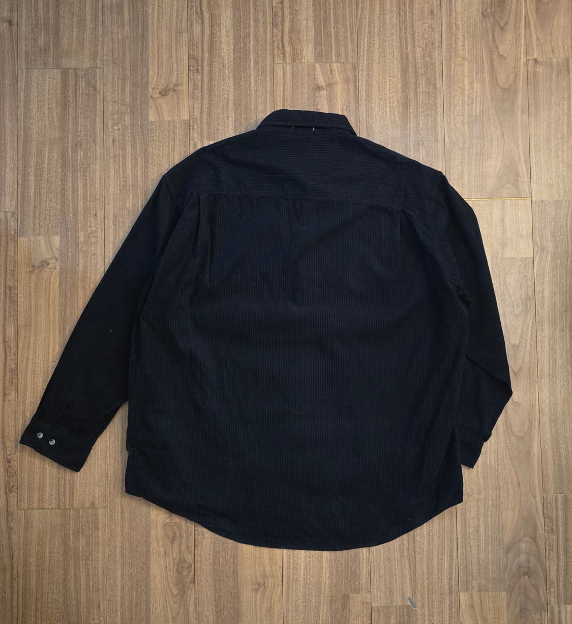 KANSAI 야마모토 간사이 코듀로이 남방 블랙 5L 상품이미지4