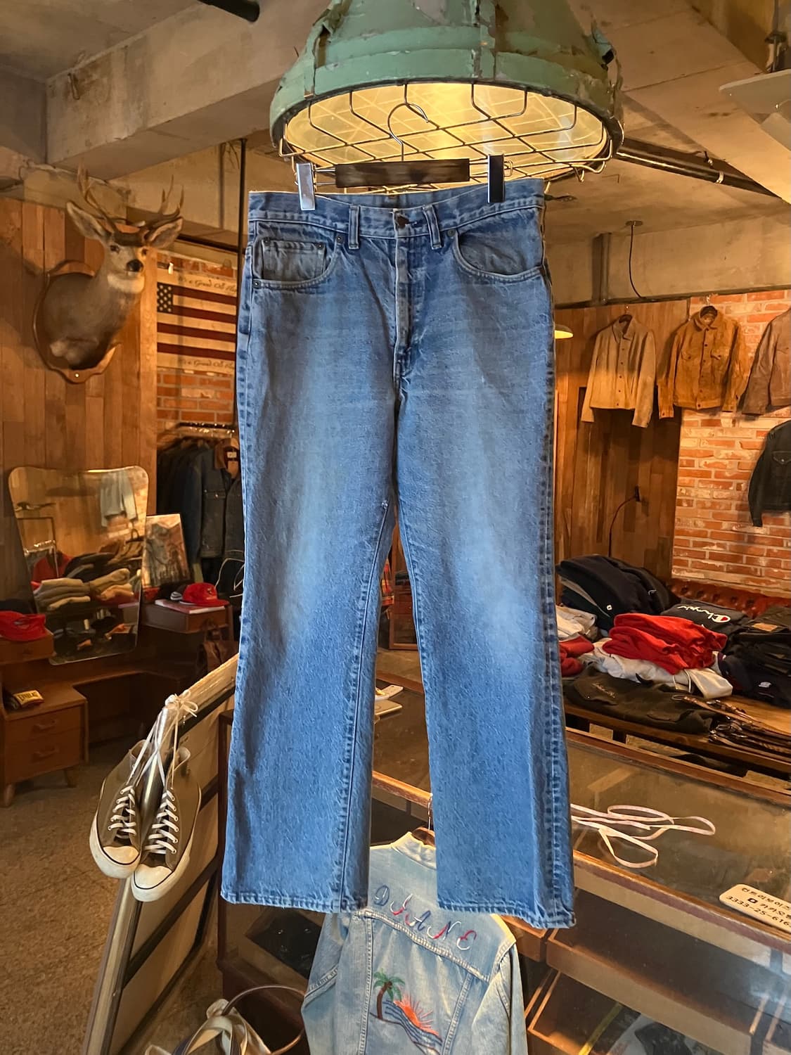 70s USA Levis 517 66후기 부츠컷 데님 팬츠 상품이미지1