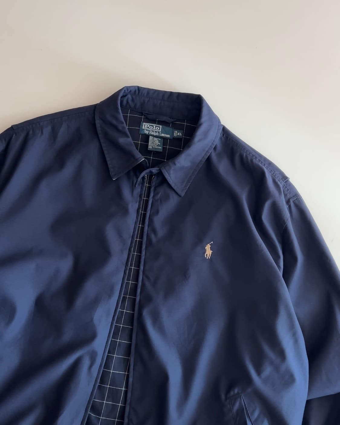폴로 랄프로렌 네이비 폴리쉘 바이스윙 자켓 XL 상품이미지2