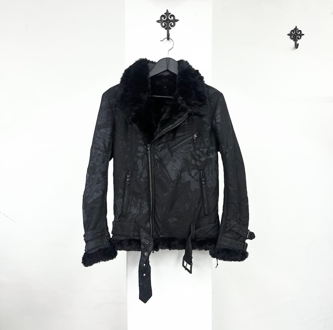 Shellac × Semantic design mouton jacket 상품이미지3