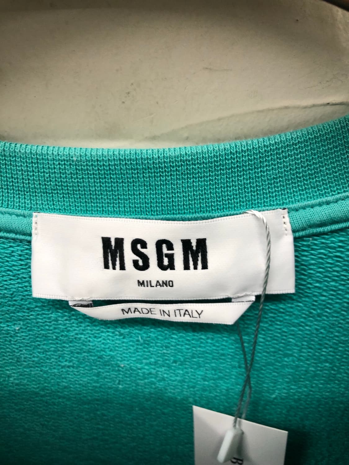 msgm 맨투맨 틸 컬러 상품이미지3