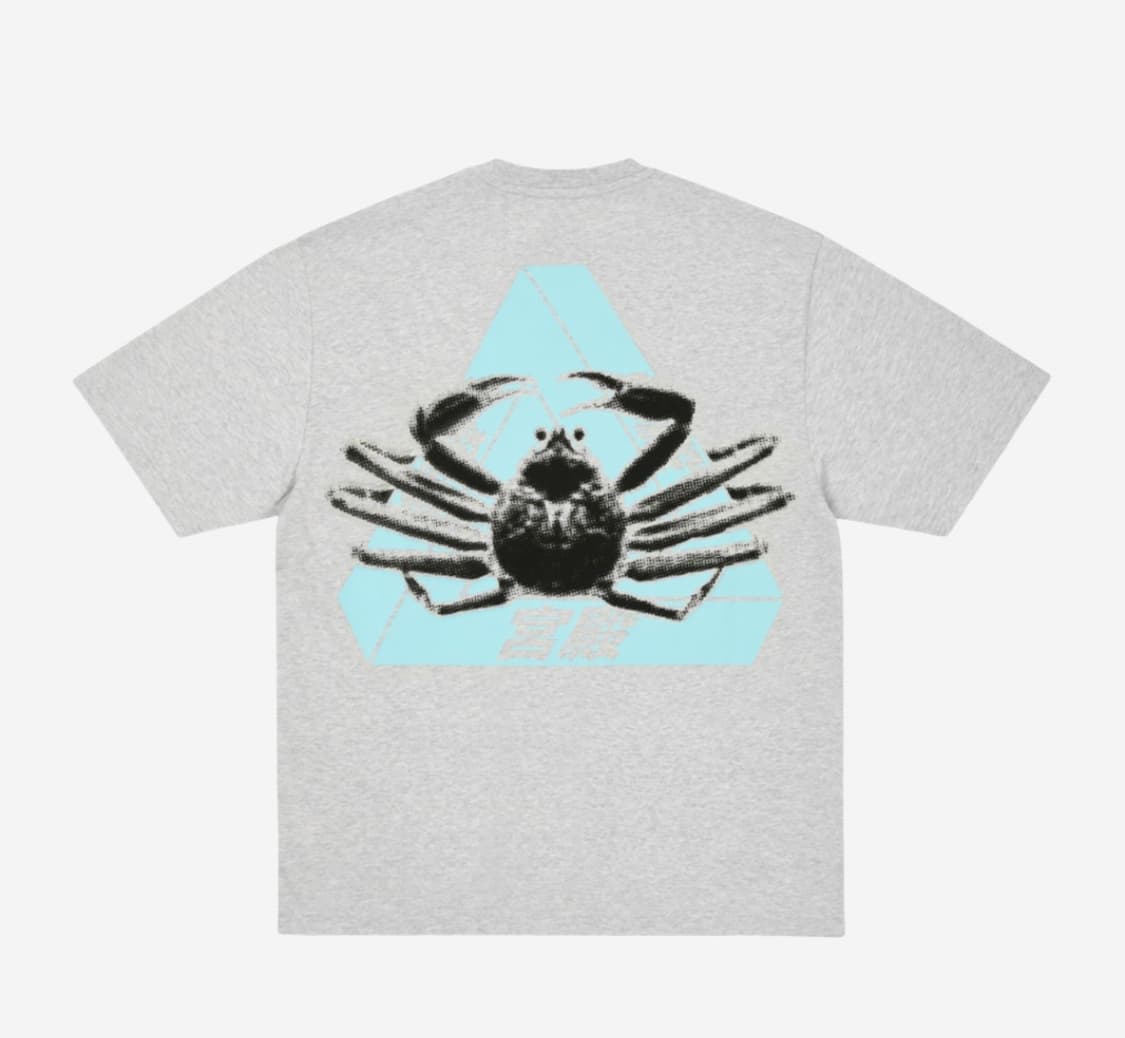 팔라스 오사카 오픈 한정 반팔 티셔츠 그레이 상품이미지1