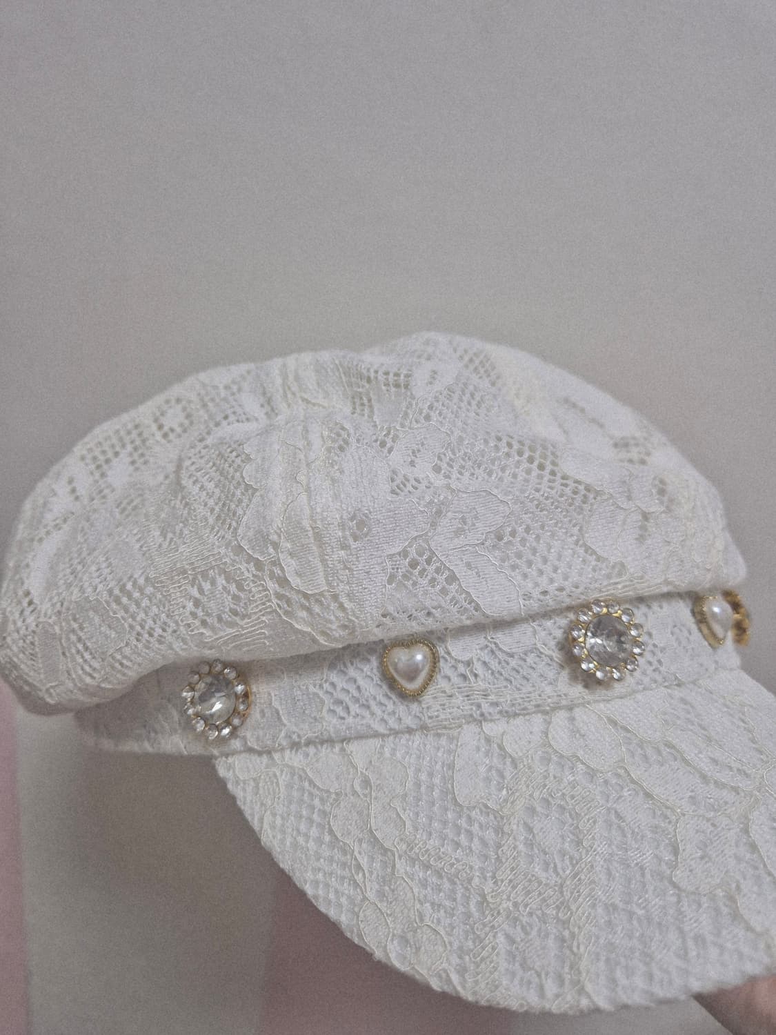 레이스 헌팅캡 베레모 모자 지뢰계 시크릿허니 리즈리사 로지타 양산형 갸루 상품이미지4