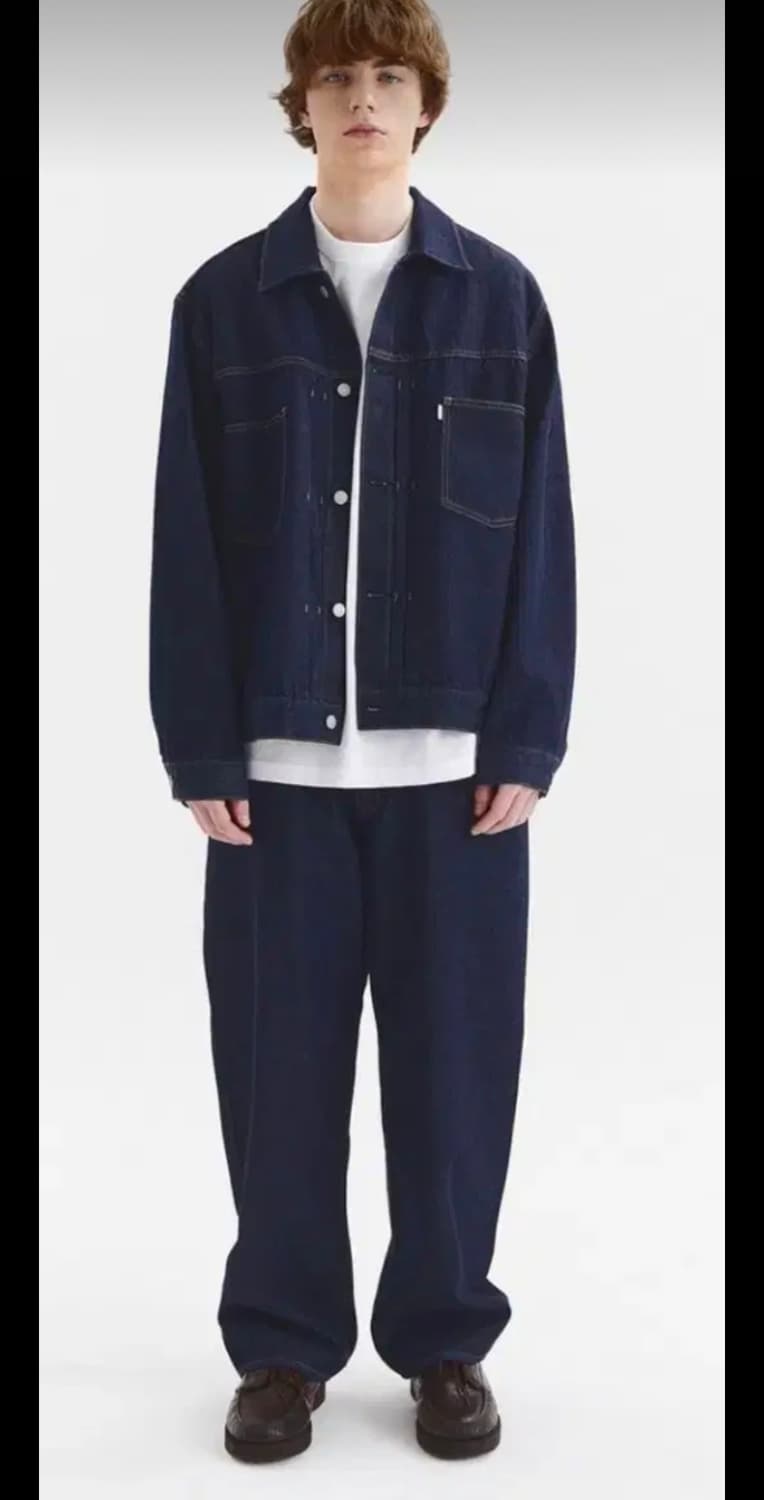 노드아카이브 데님 셋업 트러커자켓 + 와이드 데님  1 상품이미지4