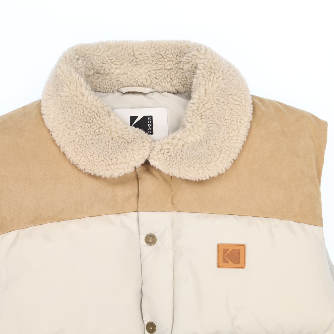 [XS] 신형 코닥 브라우니 크롭 덕다운 패딩 조끼 N7091 상품이미지4