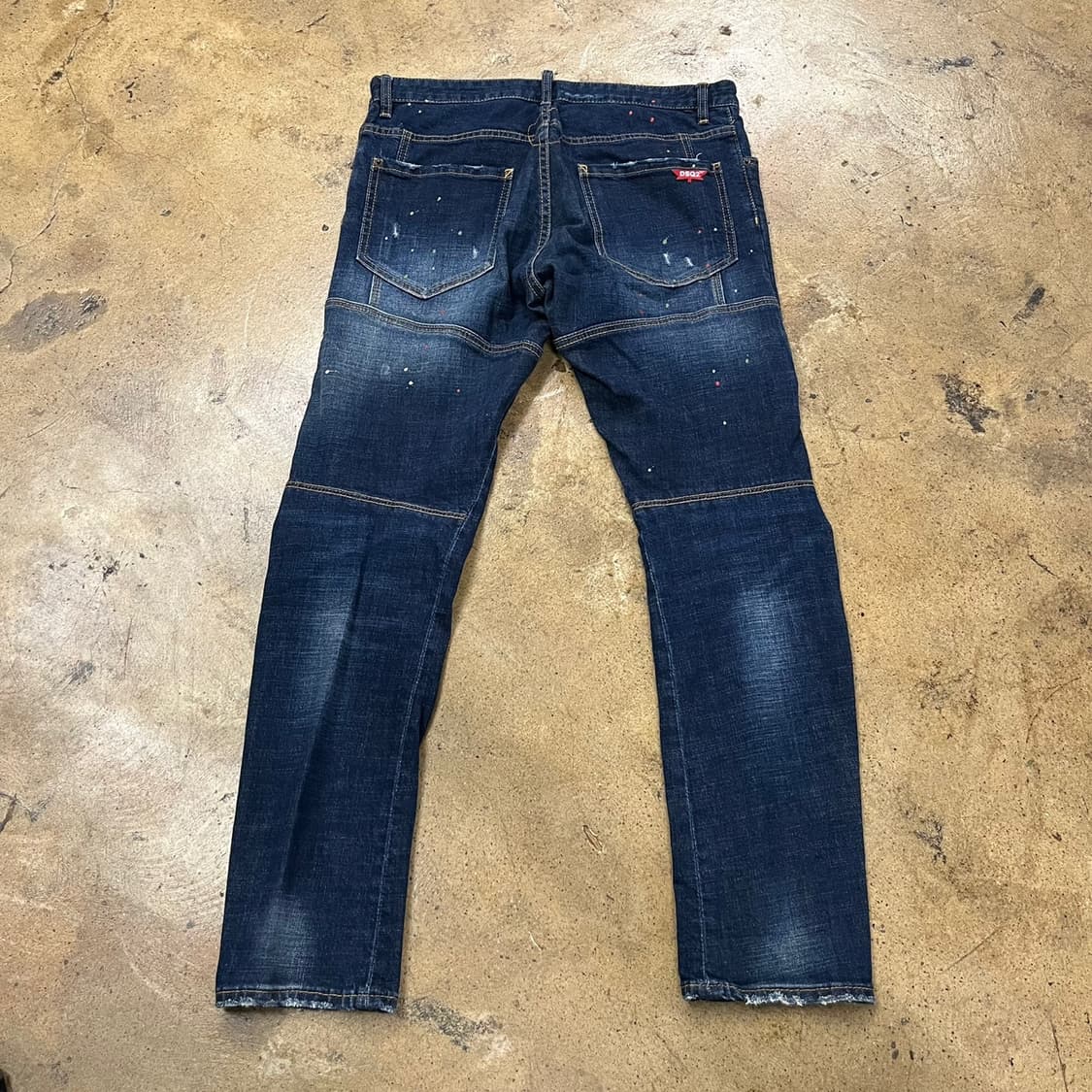 [정품/50] Dsquared2 스플래터 데님 청바지 b18 상품이미지3