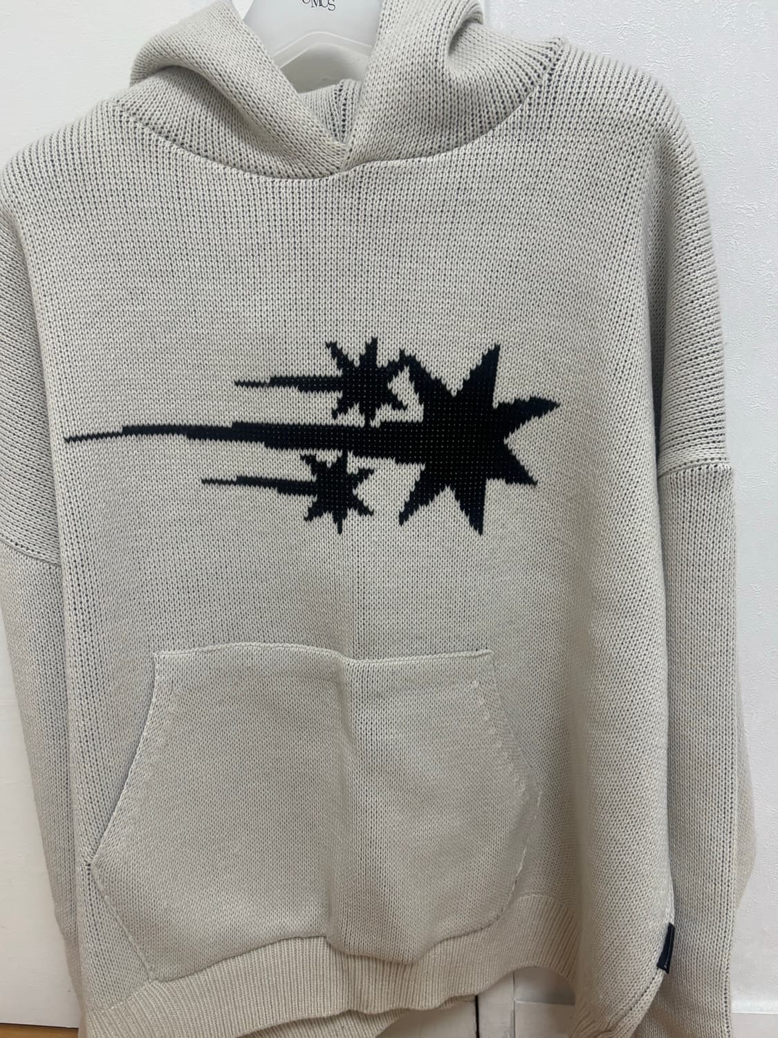 나이스고스트클럽 로고 니트 후디 상품이미지4