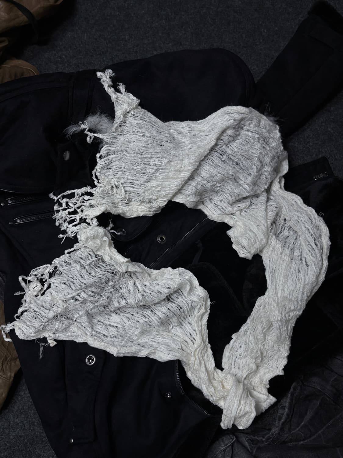 Vintage y2k punk fairy grunge scarf 상품이미지3