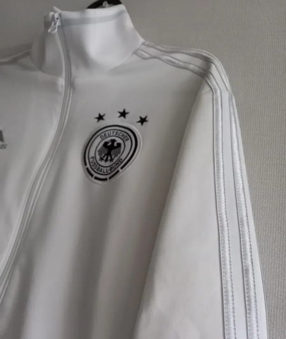 아디다스 희귀 대장급 독일 화이트 실버 트랙탑 저지 져지집업 105/XL 상품이미지2