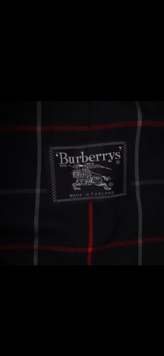 버버리 다크 네이비 싱글 트렌치 코트 상품이미지8